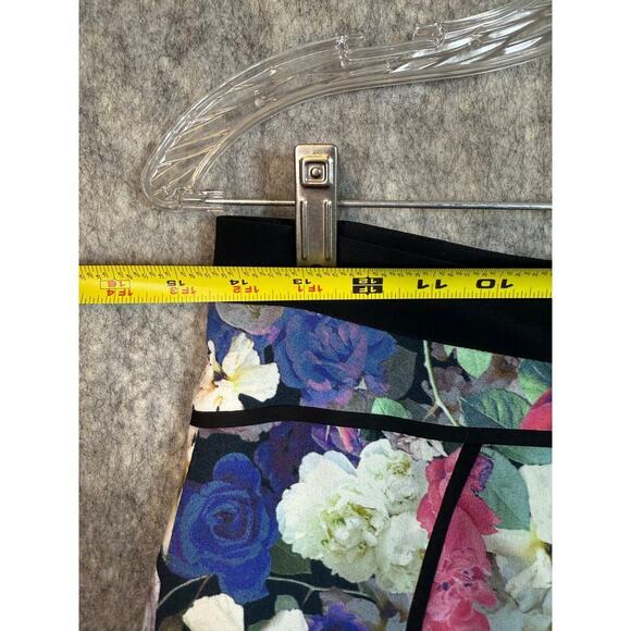 Rebecca Minkoff Della Muliticolor Floral Print Slit A-Line Skirt Size 8 EUC - Picture 6 of 8